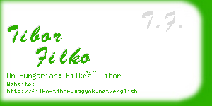 tibor filko business card